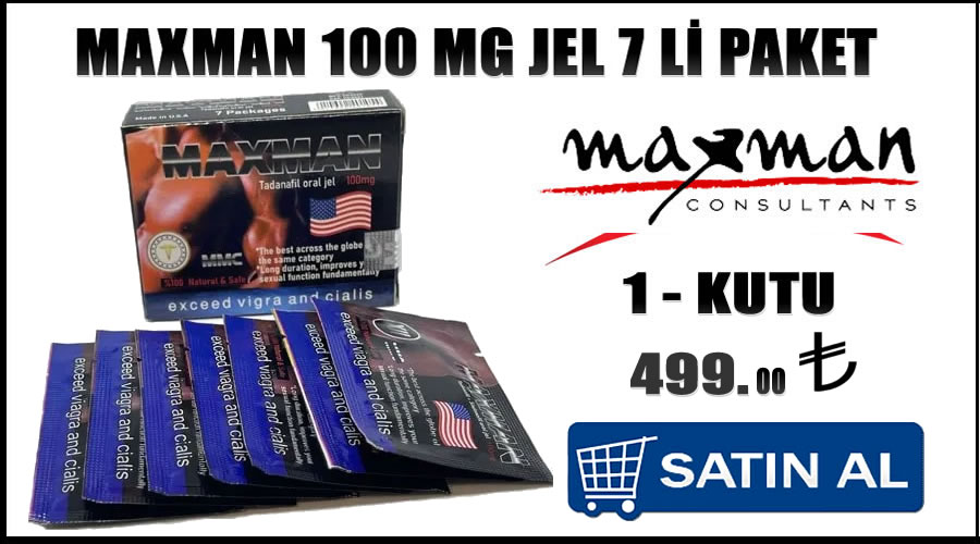 Maxman jel 100 mg nasıl kullanılır