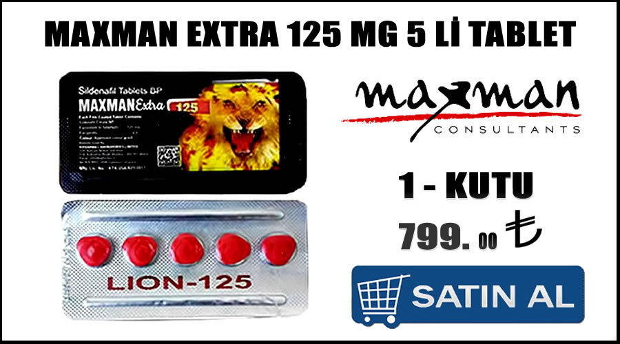 Maxman 125 mg 5 li tablet zararları nelerdir