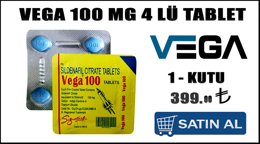 Vega 100 mg 4 lü tablet en ucuz fiyat