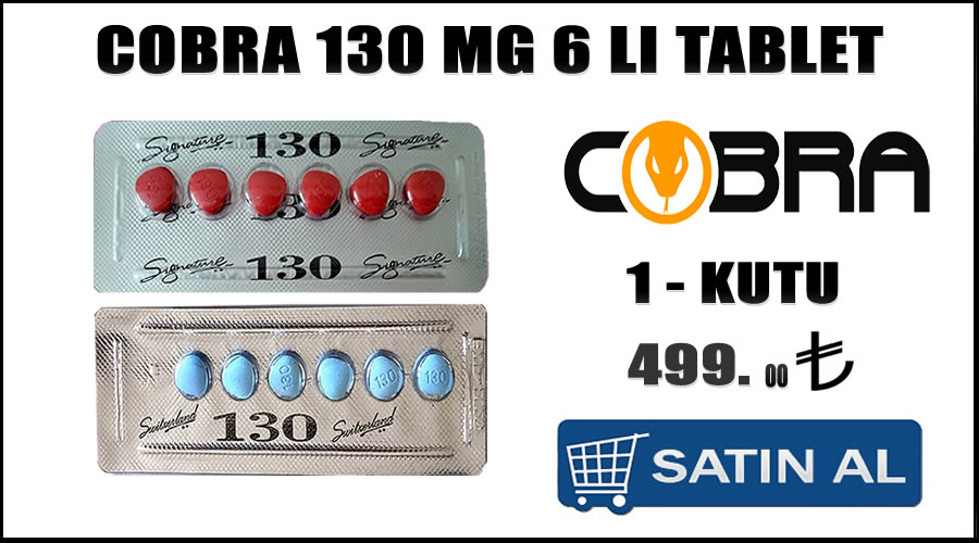 Cobra 130 mg hapı kampanyalı ürünler