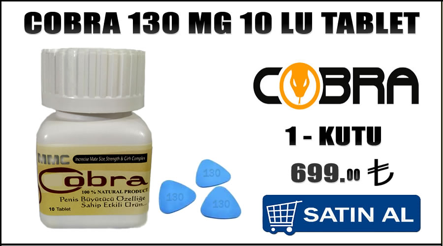 Cobra 130 mg 10 lu hapı nerede satılır