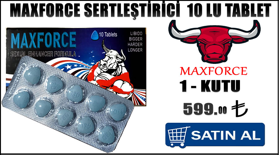 Maxforce geciktirici hap sipariş verme