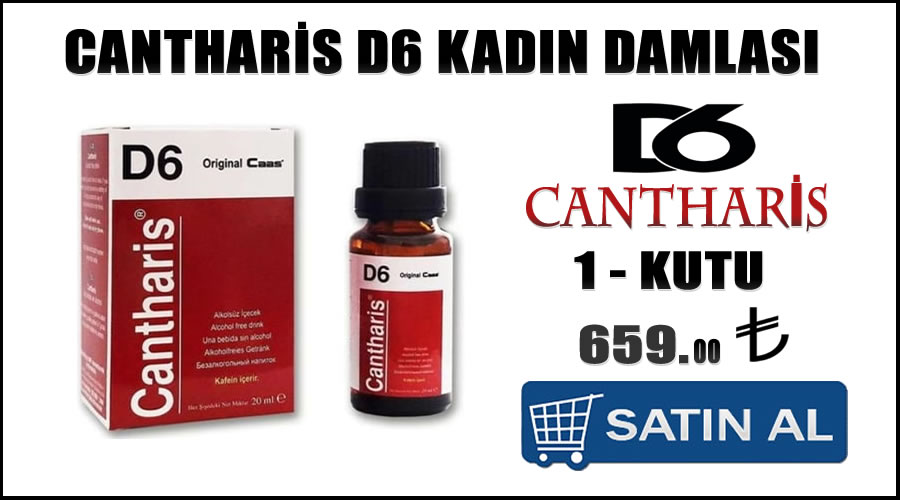 Cantharis d6 bayan damla satış yerleri